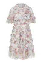 Floral Wonder Ruffle Mini Dress